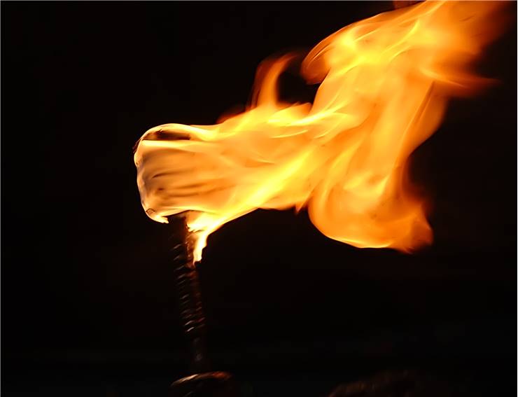 fire torch light